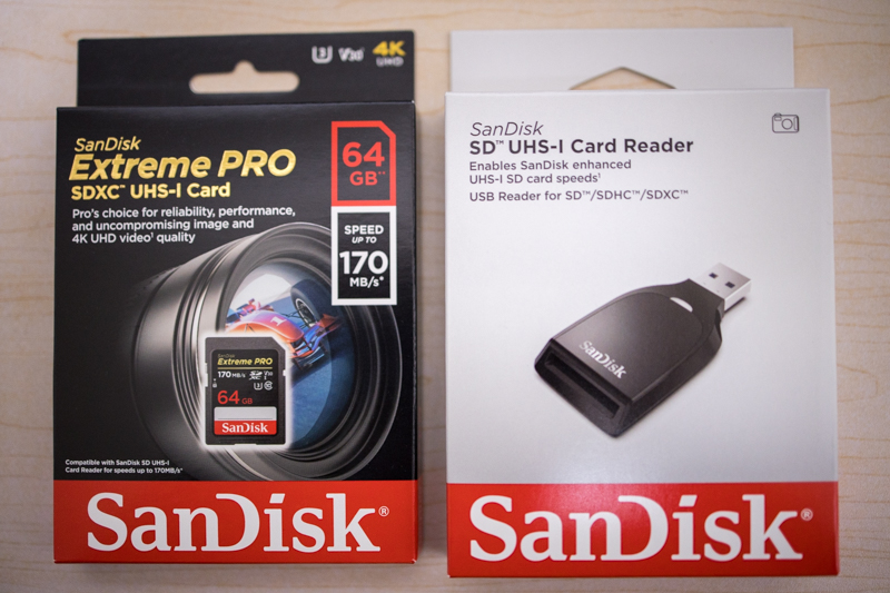サンディスク　SDカード　128GB 170MB/s 4K対応