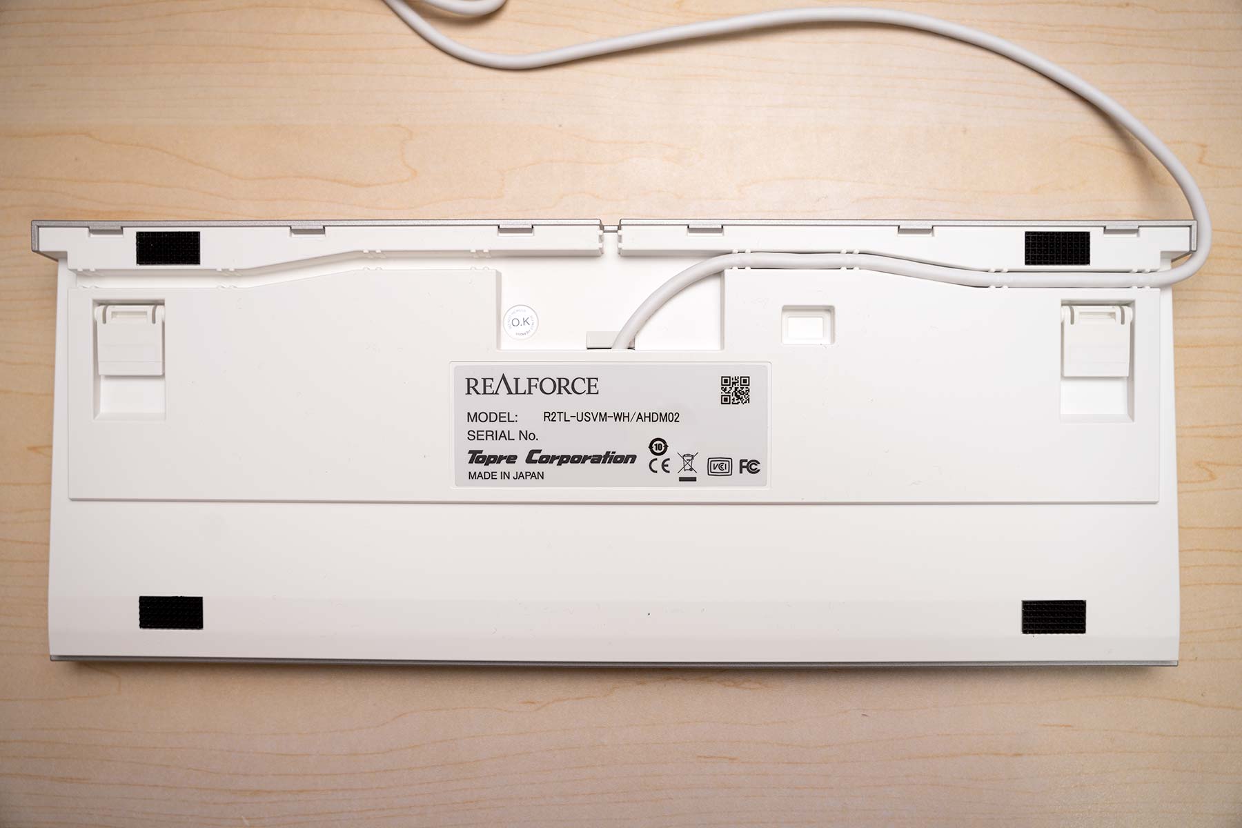 REALFORCE TKL for Mac / R2TL-USVM-WH レビュー | ぬぼぼ